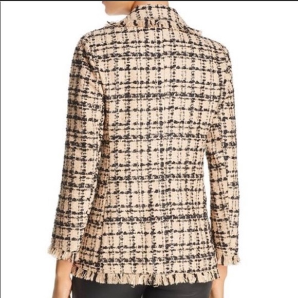 Kate Spade Bi-Color Metallic Plaid Blazer New! - Picture 3 of 9